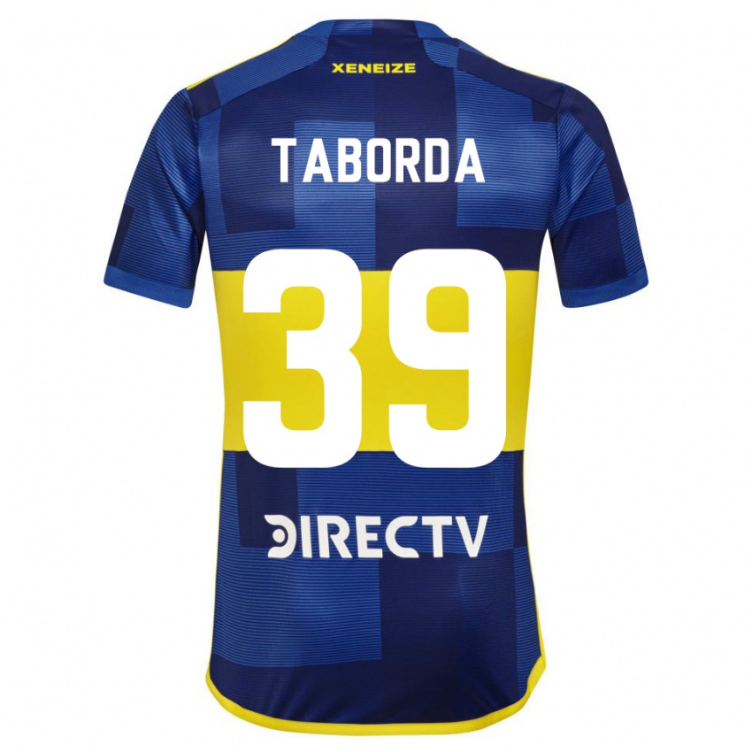 Mulher Camisola Vicente Taborda #39 Azul Escuro Amarelo Principal 2023/24 Camisa Brasil