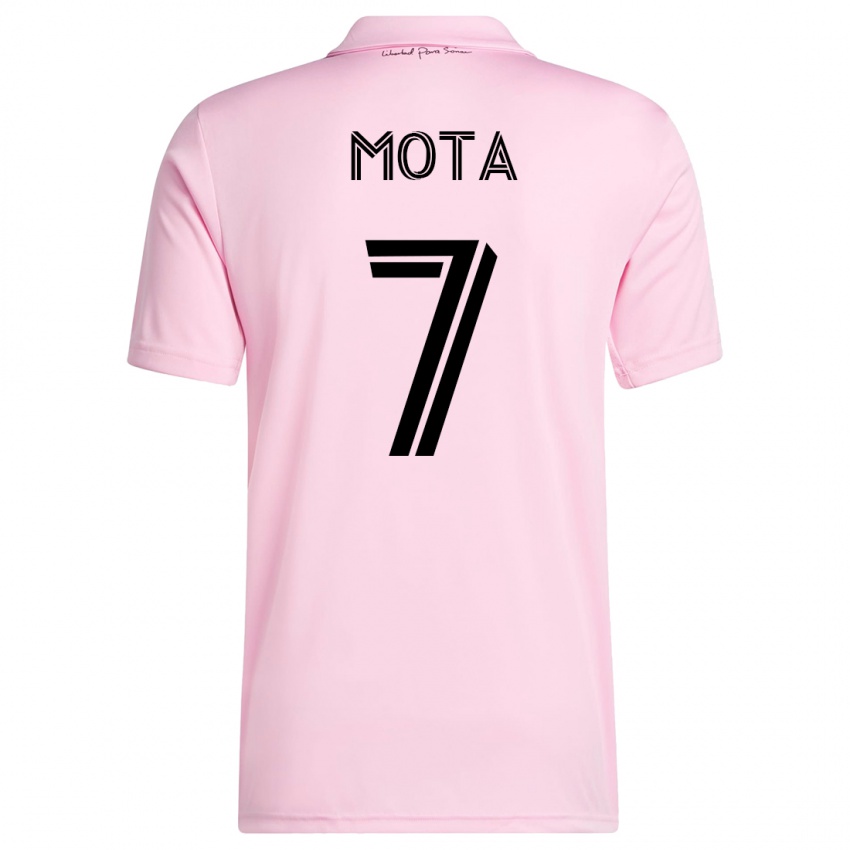Mulher Camisola Jean Mota #7 Rosa Principal 2023/24 Camisa Brasil