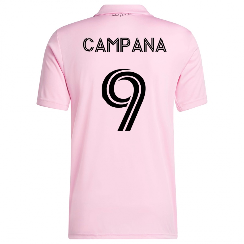 Mulher Camisola Leonardo Campana #9 Rosa Principal 2023/24 Camisa Brasil