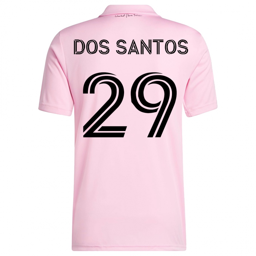 Mulher Camisola Cj Dos Santos #29 Rosa Principal 2023/24 Camisa Brasil