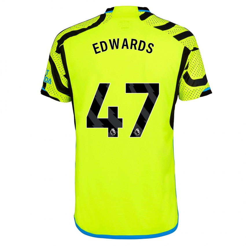 Mulher Camisola Khayon Edwards #47 Amarelo Alternativa 2023/24 Camisa Brasil