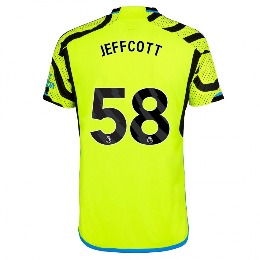 Mulher Camisola Henry Jeffcott #58 Amarelo Alternativa 2023/24 Camisa Brasil