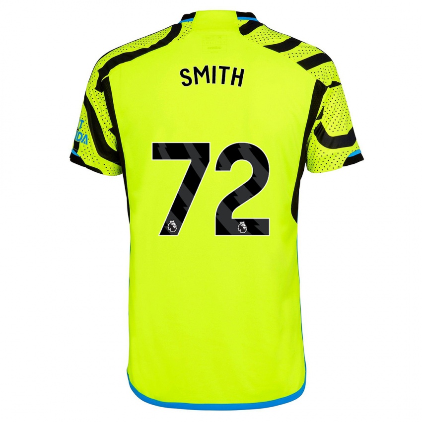 Mulher Camisola Matt Smith #72 Amarelo Alternativa 2023/24 Camisa Brasil