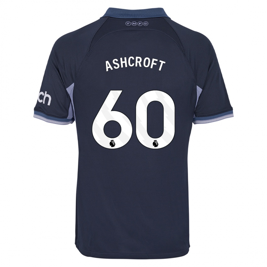 Mulher Camisola Tyrell Ashcroft #60 Azul Escuro Alternativa 2023/24 Camisa Brasil