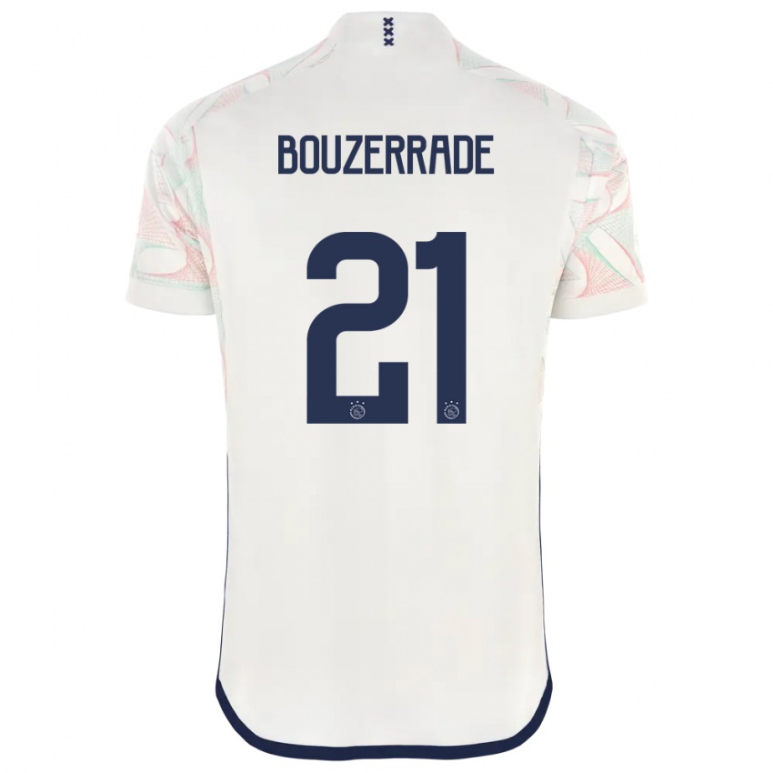 Mulher Camisola Zaina Bouzerrade #21 Branco Alternativa 2023/24 Camisa Brasil