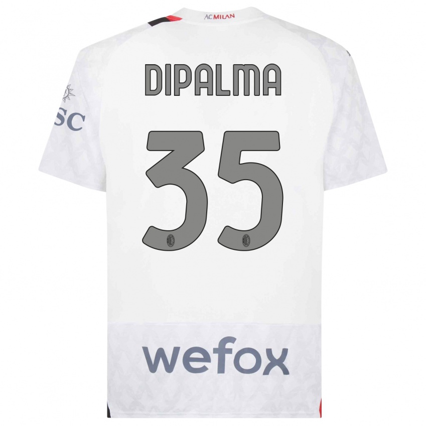 Mulher Camisola Matteo Dipalma #35 Branco Alternativa 2023/24 Camisa Brasil