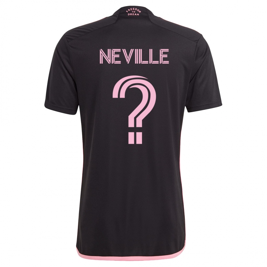 Mulher Camisola Harvey Neville #0 Preto Alternativa 2023/24 Camisa Brasil