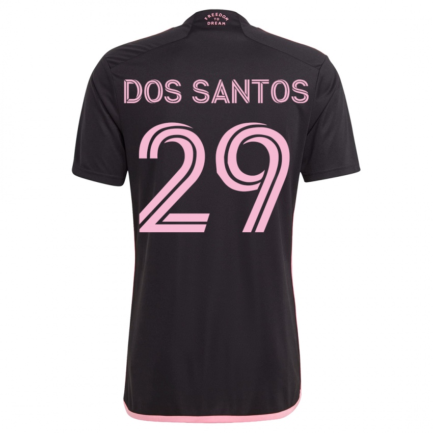 Mulher Camisola Cj Dos Santos #29 Preto Alternativa 2023/24 Camisa Brasil