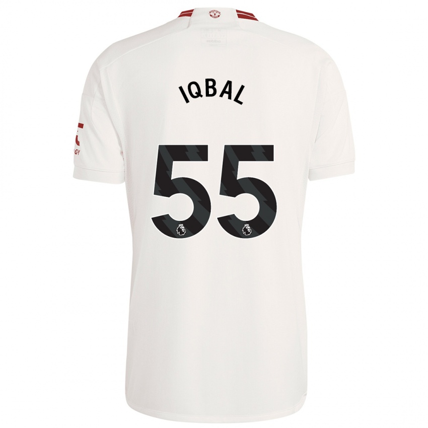 Mulher Camisola Zidane Iqbal #55 Branco Terceiro 2023/24 Camisa Brasil