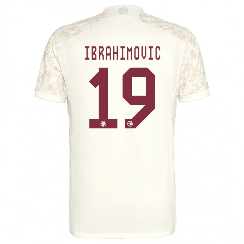 Mulher Camisola Arijon Ibrahimovic #19 Off White Terceiro 2023/24 Camisa Brasil