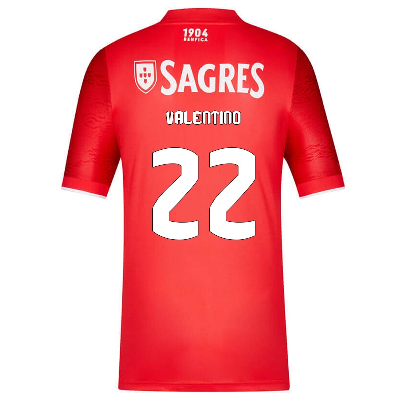 Homem Camisola Valentino Lazaro #22 Vermelho Principal 2021/22 Camisa Brasil