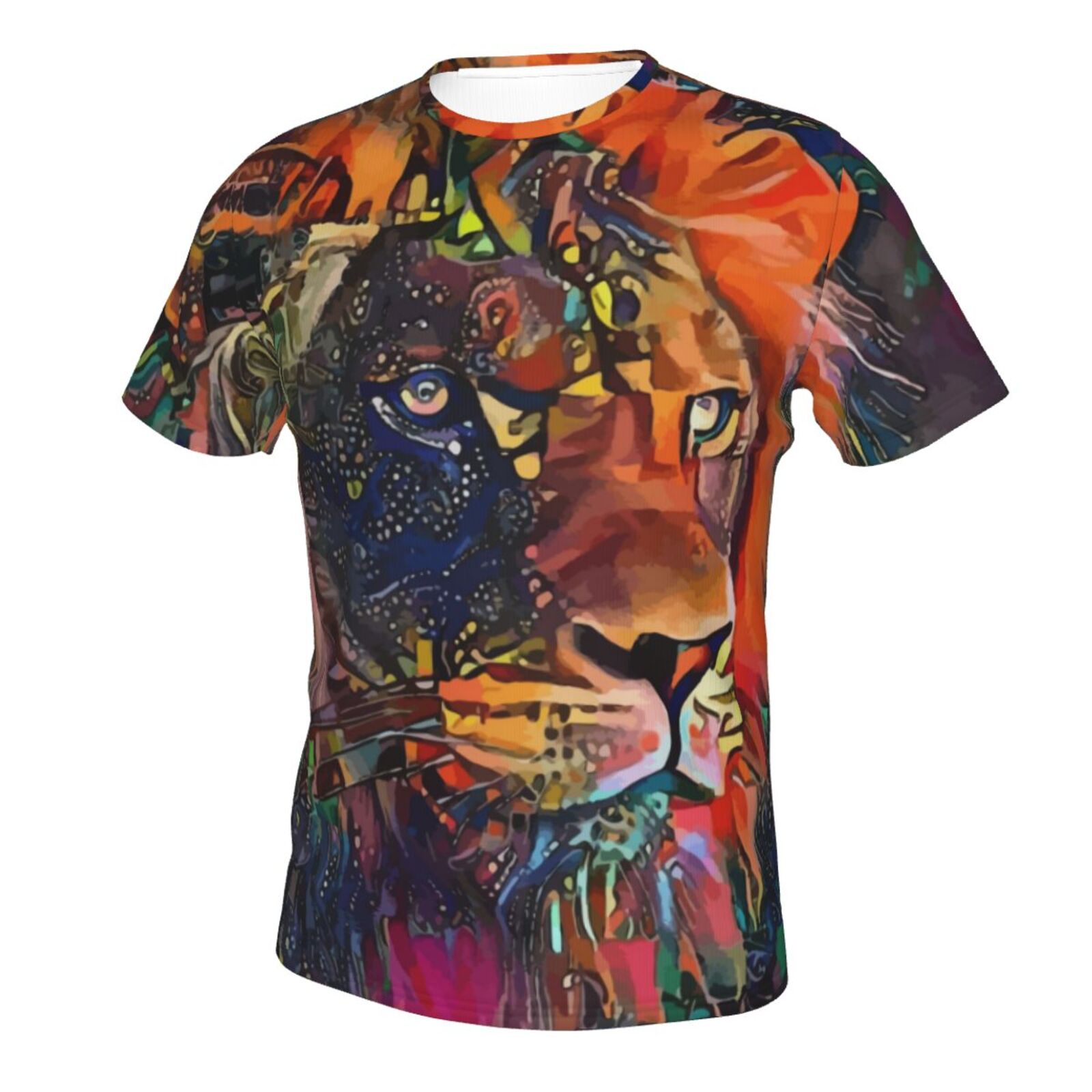 Camiseta Brasil Clássica Nirkos Lion Elementos De Mídia Mista