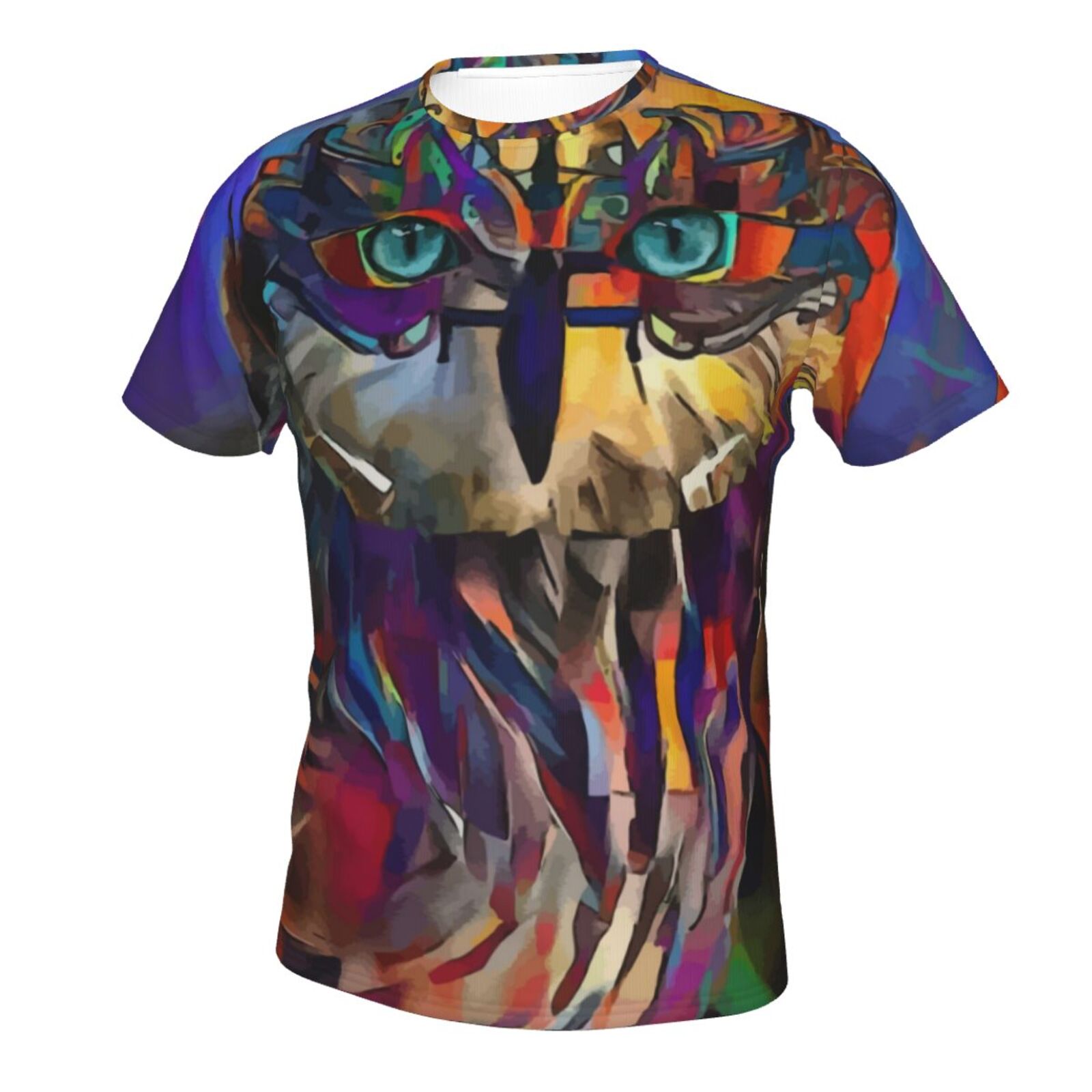 Camiseta Brasil Clássica Chaman Owl Elementos De Mídia Mista